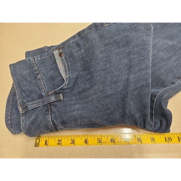 Sonoma Capri Jeans Size 4 Womens Mid Rise Medium Wash Blue Contrast Trim Y2K - Picture 5 of 6